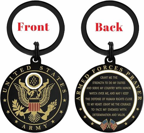 Gezxin Army Gifts for Men, Gift for Army Retirement Christmas Veterans Day Birthday Graduation Going Away Keychain in Military in Saudi Arabia
