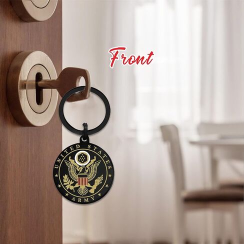 Gezxin Army Gifts for Men, Gift for Army Retirement Christmas Veterans Day Birthday Graduation Going Away Keychain in Military in Saudi Arabia