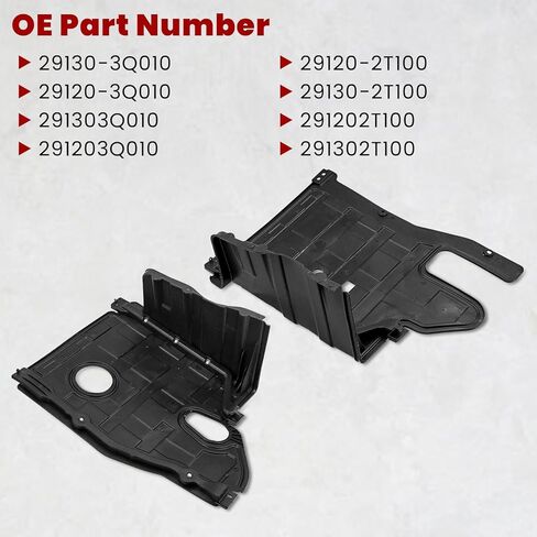 29130-3Q010 29120-3Q010 المحرك الأمامي تحت غطاء سبلاش شيلد يناسب هيونداي سوناتا 2011-2014 2.4L لكيا أوبتيما 2011-2015 2.4L in Kuwait