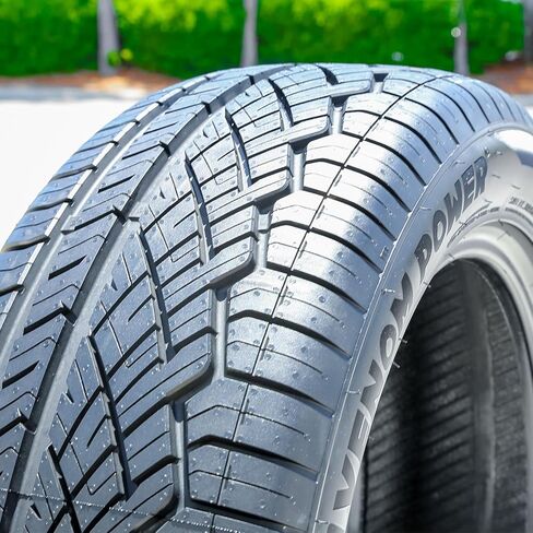 Set of 4 (FOUR) Venom Power Covert Grip ASP Passenger Car All-Season Performance Radial Tires-235/50R17 235/50/17 235/50-17 96V Load Range SL 4-Ply BSW Black Side Wall UTQG 520AAA in Saudi Arabia