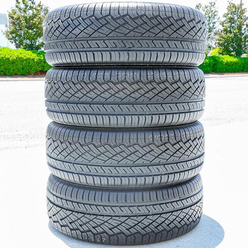 Set of 4 (FOUR) Venom Power Covert Grip ASP Passenger Car All-Season Performance Radial Tires-235/50R17 235/50/17 235/50-17 96V Load Range SL 4-Ply BSW Black Side Wall UTQG 520AAA in Saudi Arabia
