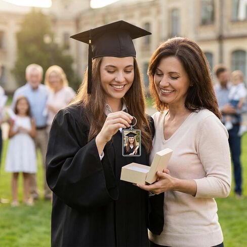 12 Pcs Blank Acrylic Photo Keychains 2x3 Inch Clear Rectangle Frame Picture Insert Keychain for DIY Gifts Keyring in Kuwait