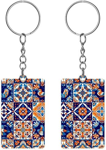 Unisex Fashion Keys Chain Easy to Carry, Lightweight Acrylic Keychain, Key Holder for Outdoor in Saudi Arabia