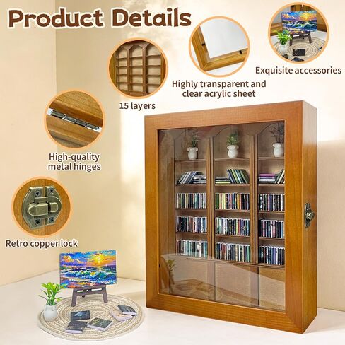 رف كتب للقلق - رف كتب صغير لتخفيف القلق مع سجادة ونباتات و260 كتابًا صغيرًا، مكتبة مصغرة مزخرفة، زينة لتخفيف التوتر لمحبي الكتب، زينة لتخفيف التوتر لديكور المنزل والمكتب in Kuwait