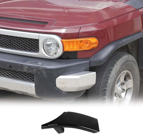 Front Bumper Grille Headlight Filler Trim Compatible with Toyota FJ Cruiser 2007-2021 Front Headlight Lower Replacement Plate Protection Accessories 52513-35100 (Matte Black, Left+Right) in Saudi Arabia