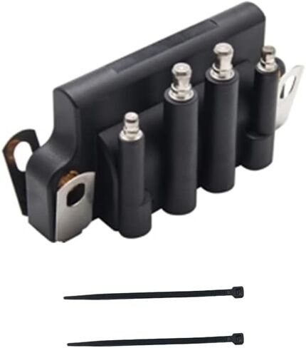 Ignition Coil 583740 0583740 Dual Plug Wire Compatible with 87-99 Johnson Evinrude OMC 18-5170 183-3740 583298 879614 2hp - 175hp in Saudi Arabia