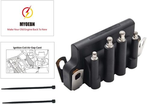 Ignition Coil 583740 0583740 Dual Plug Wire Compatible with 87-99 Johnson Evinrude OMC 18-5170 183-3740 583298 879614 2hp - 175hp in Saudi Arabia