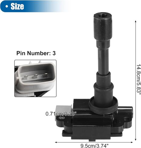 uxcell Car Ignition Coil for Suzuki SX4 2007-2020 for Suzuki Liana 2002-2020 for Suzuki Baleno 1995-2002 for Suzuki Swift 1991-1996 No.3340065G00/3340065G01/3340065G02 in Saudi Arabia