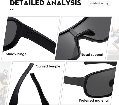 Polarized Sports Sunglasses for Men Women Fishing Cycling Mountain Bike Baseball Sun Glasses with UV Protection in Saudi Arabia