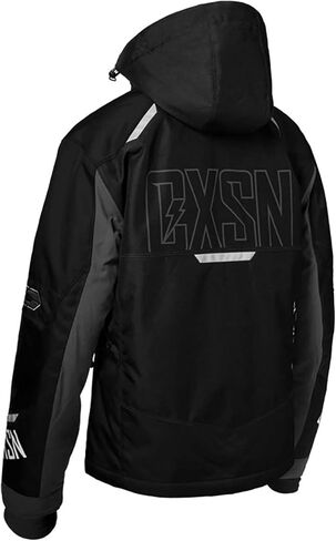 سترة Castle X النسائية Strike G5 (أسود/فحمي/أبيض - كبير) in Kuwait