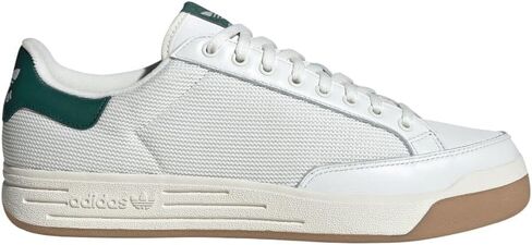 حذاء Adidas CWHITE/CGREEN للرجال Rod Laver Core WhiteCore White/Collegiate Green 5.5 US، واسع in Saudi Arabia