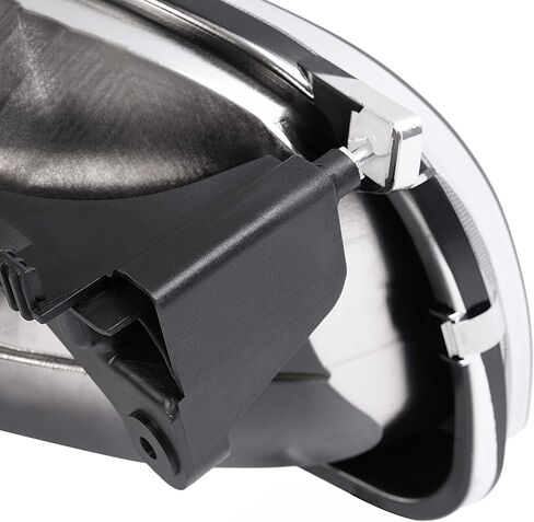 HECASA Pair Headlights w/Bulbs Compatible with 2001-2004 Toyota Tacoma Halogen Headlamp Front Light Clear Lens Black Housing Replacement for 8111004110 8115004110 TO2503136 TO2502136 Left&Right Side in Kuwait