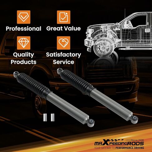 صدمات أمامية maxpeedingrods 0-1 بوصة لـ 1999-2004 Ford F-250 F-350 Super Duty 4WD، إصدار G1 in Saudi Arabia