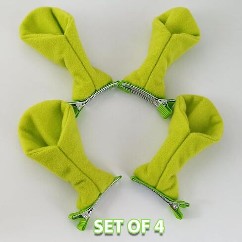 زوجان من عصابة رأس آذان Orge الخضراء للهالوين، إكسسوارات أزياء Orge لأذنين Orcs in Kuwait