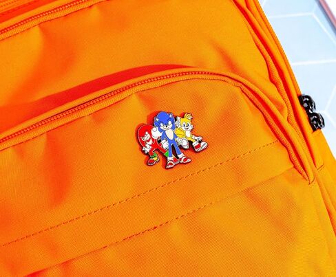 Sonic The Hedgehog 3 Character Trio Enamel Pin | Accessories For Lanyard, Backpack in Saudi Arabia