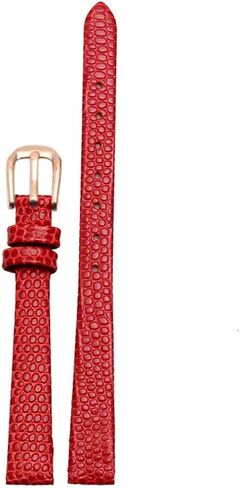 JDIME Genuine Leather Watchband womens bracelet 6mm 8mm 10mm 12mm lizards leather watch strap small wristwatches belt Pin buckle in Kuwait