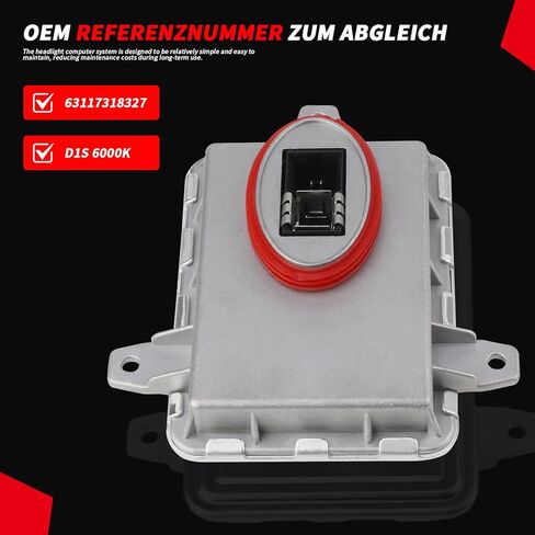 1669002800 D1S 6000K Headlight Control Unit, Bulb 6000K Set 2008-2025 for Mercedes SL SLK SLC M GL GLS GLK GLE C B A-Class Peat# 1729015400 130732931201 1729015400 166900280080 in Saudi Arabia