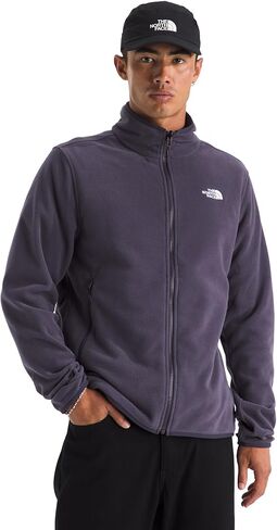 سترة رجالي من الصوف الجليدي من The North Face - سترة من الصوف الناعم بسحاب، جيوب بسحاب، رباط معزز، غسق لا نهاية له، مقاس متوسط in Saudi Arabia