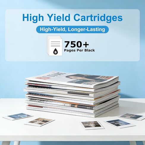 564XL Black Ink Cartridges Compatible for HP564xl for HP 564 XL Printer Ink 564 black ink 564 Work with DeskJet 3520 3525 OfficeJet 4620 PhotoSmart B8550 C6350 D5460 D7560 5510 7515 Printer(2 Pack) in Kuwait