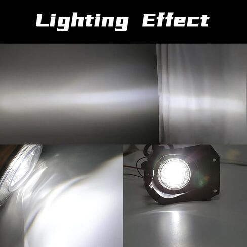 LED Fog Light For Toyota Corolla Cross 2020-2024 Replacement High Bright Driving Daytime Light Bulb with Bezels+Wire Harness in Kuwait