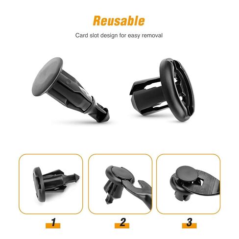 GRC-08 40PCS Fender Clips for Honda and Acura -91503-SZ3-003 40 Pcs Fastener Rivet Clips Nylon Bumper Automotive Furniture Assembly Expansion Screws Kit Auto Body 10mm in Saudi Arabia
