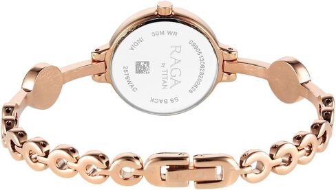 Titan Raga Viva Quartz Analog Rose Gold Dial Metal Strap Watch for Women-NS2576WM02 in Saudi Arabia