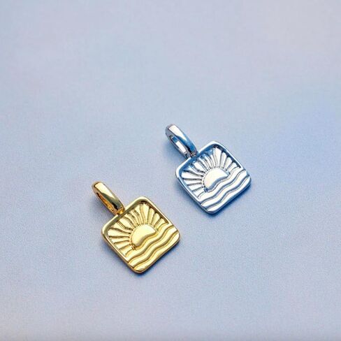 Pura Vida Harper Sun Charm Gold Charms for Bracelets Necklaces for Women - Gold in Saudi Arabia