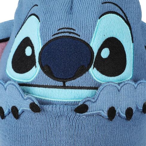 Disney Stitch Peekaboo Hands Blue Cuff Beanie in Saudi Arabia