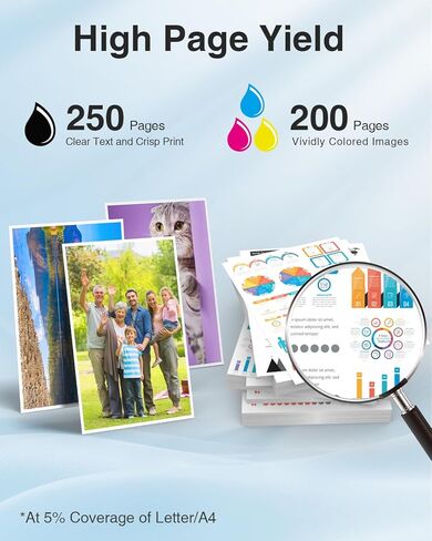 خراطيش حبر LC501 حبر سلسلة LC501 متوافق مع خراطيش حبر Brother LC501XL LC 501 لطابعة Brother MFC-J1360DW MFC-J1260W MFC-J1410DW (4 عبوات، أسود سماوي أرجواني أصفر) in Kuwait