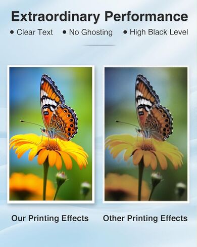 خراطيش حبر LC501 حبر سلسلة LC501 متوافق مع خراطيش حبر Brother LC501XL LC 501 لطابعة Brother MFC-J1360DW MFC-J1260W MFC-J1410DW (4 عبوات، أسود سماوي أرجواني أصفر) in Kuwait