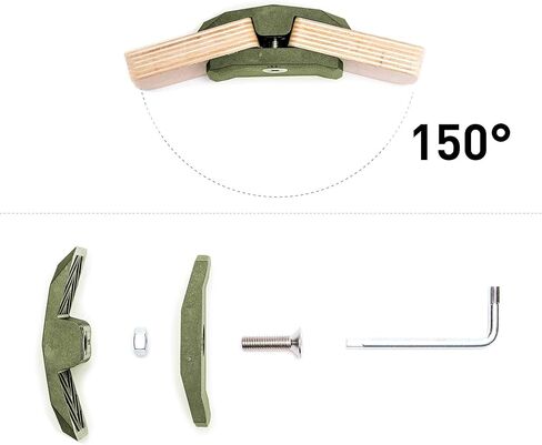 موصل PlayWood 150 درجة للأداة - مجموعة أثاث مجانية - أخضر عسكري in Kuwait