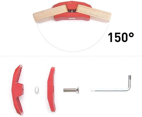 موصل PlayWood 150 درجة للأداة - مجموعة أثاث مجانية - أحمر in Kuwait