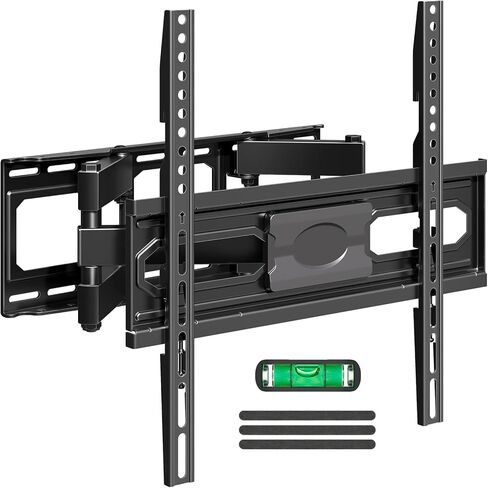 EconoMe TV Wall Mount for Most 32-70 inch Flat Screen/LED/4K TVs, TV Mount with Swivel and Tilt Articulating Dual Arms, Full Motion TV Mount up to 16" Stud, Max VESA 400X400mm, up to 99lbs in Kuwait