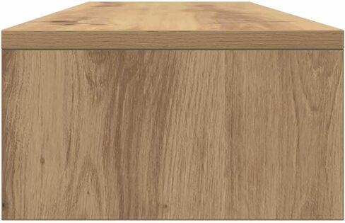 vidaXL Monitor Stand with Drawers Artisian Oak 39.4x10.6x5.9 Engineered Wood in Kuwait