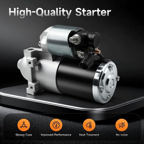 10910N Starter متوافق مع 2014-2016 Chevy Silverado 1500، GMC Sierra 1500 V6 V8 4.3 5.3L 6.2L، 2015-2016 GMC Yukon Cadillac Escalade V8 6.2L 14 15 16 استبدال 12655055 M000T24072 M0T24072 12694626 in Kuwait