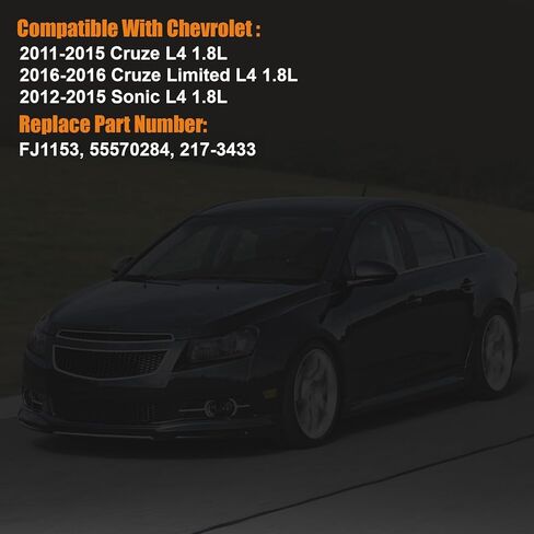 حاقن الوقود 2011-2016 متوافق مع Chevy Cruze 2011-2015، Cruze Limited 2016، Sonic 2012-2015 L4 1.8L، استبدال 55570284 FJ1153 (4 قطع) in Saudi Arabia
