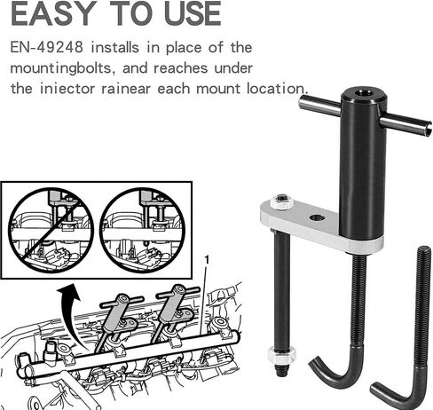 EN-49248 Injector Rail Assembly Remover Tool 6706 for Cadillac, Saturn, Pontiac and Chevrolet 27-214 Direct Injection Engines in Kuwait