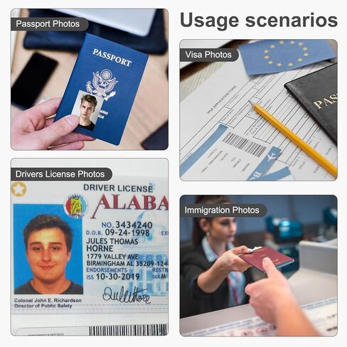 PruQuaiy150-Pack Passport Photo Organizer Folder with Pockets & Compartments for 2x2 Print, Picture Display, Travel Document Organizer - Small Business Supplies - Passport Holder for Travel in Kuwait