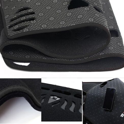 Dash Covers for 86 2013-2019,Polyester Car Dashboard Cover,Dash Board Protecter Cover,Interior Car Dash Board Covers Mat,Black in Kuwait