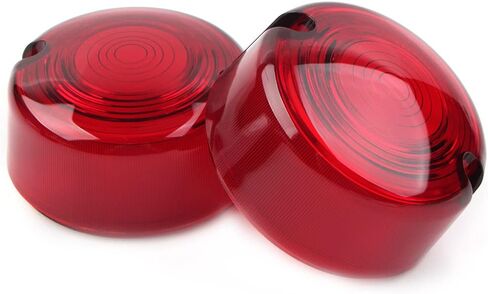 SIKUAI Motorcycle Red Turn signal light Lens assembly ABS 2 Pcs Turn Signal Lens Cover for Harley Dyna FXD FXR For Sportster XLH 883 1200 FXST Accessaries in Kuwait