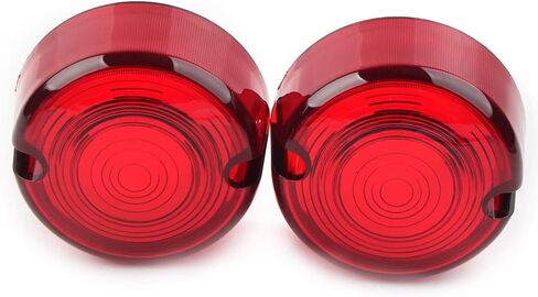 SIKUAI Motorcycle Red Turn signal light Lens assembly ABS 2 Pcs Turn Signal Lens Cover for Harley Dyna FXD FXR For Sportster XLH 883 1200 FXST Accessaries in Kuwait