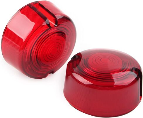 SIKUAI Motorcycle Red Turn signal light Lens assembly ABS 2 Pcs Turn Signal Lens Cover for Harley Dyna FXD FXR For Sportster XLH 883 1200 FXST Accessaries in Kuwait
