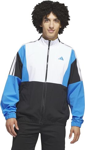 adidas mens Beyond Twistweave Full-zip Windbreaker in Saudi Arabia