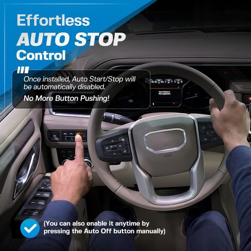 Auto Start Stop Eliminator for 2021-2026 Chevy Tahoe/Suburban/GMC Yukon/Yukon XL, 2024-2026 GMC Acadia Auto Stop Eliminator-Disable Auto Stop Automatically-Plug Play Error Free-Enjoy Smooth Diving in Saudi Arabia