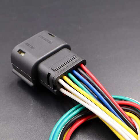 2Pcs 12 Pin Headlights Connector Compatible with Ram 3500 2019-2024 68406276AE 68406276AB, 68406276AC Pigtail Harness Plug in Saudi Arabia