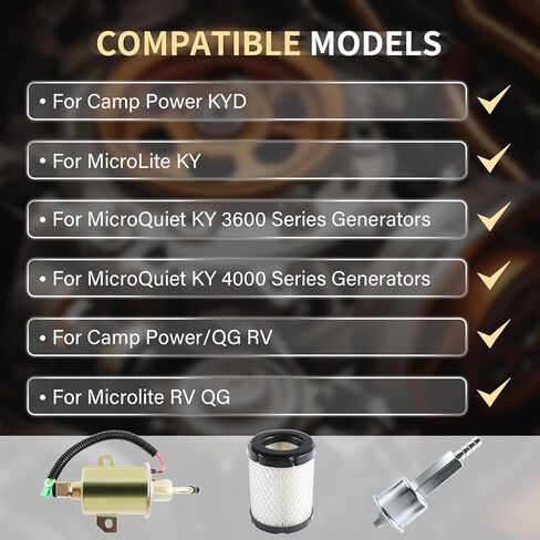 149-2311 Fuel Pump Tune Up Kit Includes 149-2457 Fuel Filter, 1403280 Air Filter Compatible for Onan Cummins Generator 4000 4KW Microlite MicroQuiet RV Generator in Kuwait
