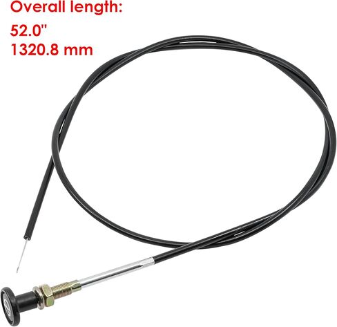 Caltric Choke Cable Compatible with Bad Boy Rebel & Rebel X 2019-2024 / Revolt 2019-2024 / Revolt SD 2023-2024 / Rogue 2019 2021-2024 / Raider 2020 2024 in Saudi Arabia