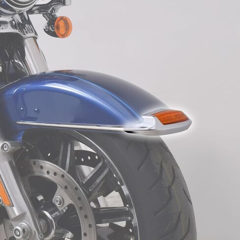 SLMOTO Front LED Fender Tip Amber Light Fit For Harley Electra Glide Ultra Limited FLHTK 2014-2023 Ultra Classic 2014-2019 Ultra Limited Low FLHTKL 2015-2019 Tri Glide Ultra Classic FLHTCUTG 2014-2023 in Kuwait