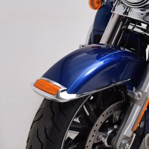 SLMOTO Front LED Fender Tip Amber Light Fit For Harley Electra Glide Ultra Limited FLHTK 2014-2023 Ultra Classic 2014-2019 Ultra Limited Low FLHTKL 2015-2019 Tri Glide Ultra Classic FLHTCUTG 2014-2023 in Kuwait