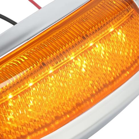 SLMOTO Front LED Fender Tip Amber Light Fit For Harley Electra Glide Ultra Limited FLHTK 2014-2023 Ultra Classic 2014-2019 Ultra Limited Low FLHTKL 2015-2019 Tri Glide Ultra Classic FLHTCUTG 2014-2023 in Kuwait